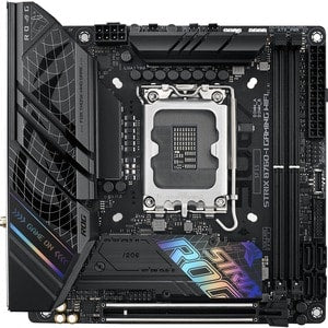 ASUS B760 ROG STRIX B760-I GAMING WIFI Intel LGA1700 Mini-ITX Motherboard 64GB, 2xDDR5,1xPCIe 5.0 x16, 2xM.2, 4 xSATA,2.5Gb Ethernet,Wi-Fi 6E