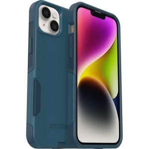 OtterBox Commuter Apple iPhone 14 Plus Case Don't Be Blue - (77-8849), Antimicrobial, DROP+ 3X Military Standard, Dual-Layer,Raised Edges,7 Yrs