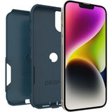 OtterBox Commuter Apple iPhone 14 Plus Case Don't Be Blue - (77-8849), Antimicrobial, DROP+ 3X Military Standard, Dual-Layer,Raised Edges,7 Yrs