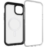 (LS) OtterBox Defender XT Clear MagSafe Apple iPhone 14 Plus Case (Clear/Black) - (77-90064), DROP+ 5X Military Standard, Rugged, 7 Years Warranty