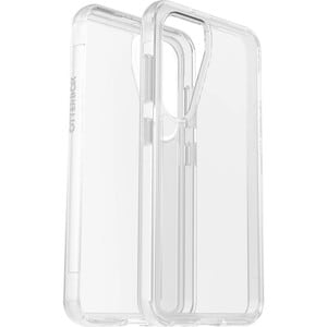 OtterBox Symmetry Clear Samsung Galaxy S23+ 5G (6.6") Case Clear - (77-91192), Antimicrobial, DROP+ 3X Military Standard, Raised Edges, Ultra-Sleek