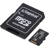 KINGSTON 32GB microSDHC Industrial C10 A1 pSLC Card + SD Adapter