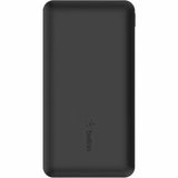 Belkin BoostCharge Power Bank 10K (Triple-Port) - Black (BPB011BTBK), 2xUSB-A, 1xUSB-C, USB-C to USB-A Cable, 15W Total Power, LED light indicater