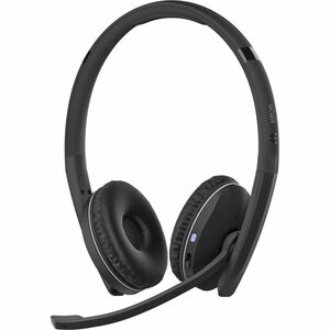 EPOS Adapt 261 Dual Bluetooth Headset, Works with Mobile / PC, Microsoft Teams and UC Certified, upto 27 Hour Talk Time, Folds Flat, 2Yr -Inc USB Apat