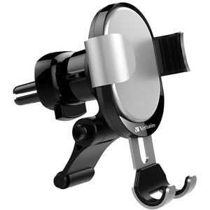 VERBATIM CAR PHONE HOLDER GRAVITY WITH SUPPORT FEET SILVER