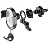 VERBATIM CAR PHONE HOLDER GRAVITY WITH SUPPORT FEET SILVER