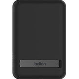 Belkin BoostCharge Magnetic Wireless Power Bank 5K + Stand - Black (BPD004btBK), Compact & Light Weight, Type-C Cable (1M) included, $2,500 CEW, 2YR