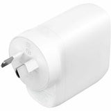 Belkin BoostCharge Pro Dual USB-C Wall Charger with PPS 60W - White (WCB010auWH), 2XUSB-C (PD 3.1)(30W),Compact & Travel Ready,Fast Charger,Laptop,2YR