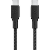 100w USB-C to USB-C Braided Cable 3M Black