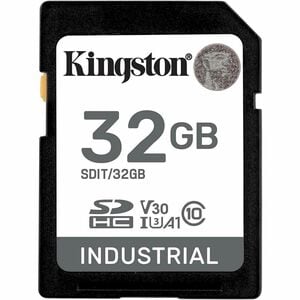 32GB SDHC Industrial C10 -40C to 85C UHS-I U3 V30 A1 pSLC