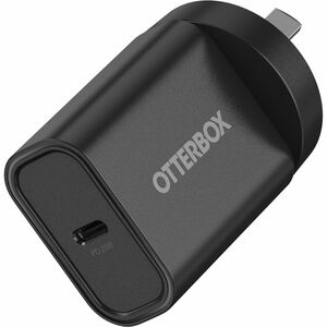 OtterBox 20W USB-C (Type I) PD Fast Wall Charger - Black (78-81350), Compact, Drop Tested,Safe & Smart Charging,Best for Apple, 7 Years Warranty