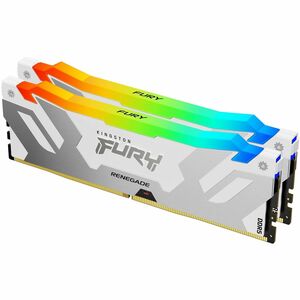 KINGSTON 32GB DDR5-8000MT/s CL38 DIMM (Kit of 2)Renegade RGB White XMP