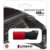 KINGSTON 128GB DT Exodia M USB3.2 Gen 1 (Black + Red)