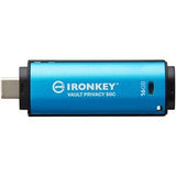 KINGSTON 16GB USB-C IronKey Vault P 50C AES-256 Encrypted FIPS 197