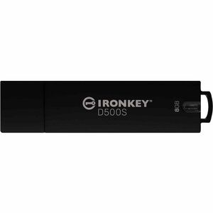 KINGSTON 8GB IronKey D500S FIPS 140-3 Lvl 3 (Pending) AES-256