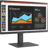 LG 27'' IPS Color Calibrated 5ms FH 1920 x 1080 Height Adjust with Speakers Office Monitor New 2025