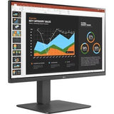 LG 27'' IPS Color Calibrated 5ms FH 1920 x 1080 Height Adjust with Speakers Office Monitor New 2025