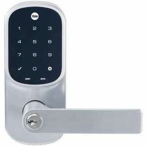 ASSA ABLOY Yale Assure Lever Keyed Lock with Yale Home Satin Chrome