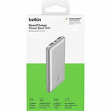 Belkin BoostCharge USB-C PD Power Bank 10K + USB-A to USB-C Cable - Silver (BPB011btSL), 2x USB-A Ports, 1x USB-C Ports, 2YR