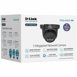D-LINK Vigilance 5MP Day Night Outdoor Turret PoE Network Camera Black