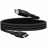 BoostCharge Braided 1M USB-C to USB-C Cable - 240W - Black