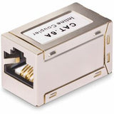 StarTech.com Shielded RJ45 Coupler Inline Cat6a Coupler Female to Female (F/F) T568B Pinout Shielded Ethernet Cable Extension