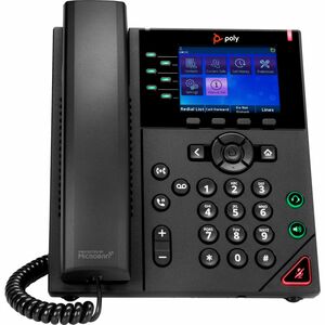 Poly OBi VVX 350 6-Line IP Phone and PoE-enabled with Power Supply