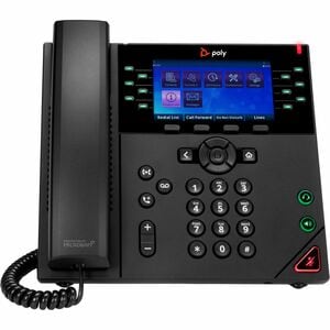 Poly OBi VVX 450 12-Line IP Phone and PoE-enabled with Power Supply