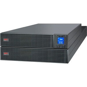 APC EASY UPS ON-LINE 10KVA/10KW RACKMOUNT 4U 230V HARD WIRE 3-WIRE1P+N+E OUTLET INTELLIGENT CARD SLOT LCD W/O RAIL KIT