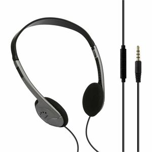 Verbatim Multimedia Headset with Inline MIC - Grey