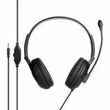 Verbatim Multimedia Headset with Noise Cancelling Boom Mic - Black