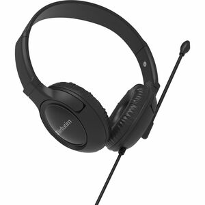 Verbatim Multimedia Headset with Noise Cancelling Boom Mic - Black