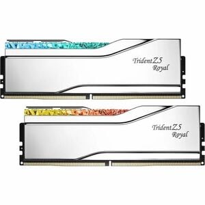 G.SKILL TRIDENT Z5 ROYAL RGB SILVER 32G KIT 2X16G DDR5 7600MHZ CL36-46-46-121 1.4V