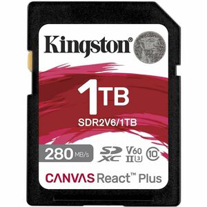 1TB SDXC Canvas React Plus U3 UHS-II 280R/150W V60 Full HD/4K