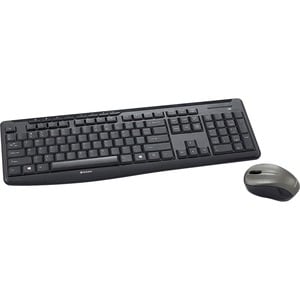 Verbatim Wireless SILENT Keyboard and Mouse Combo - Black