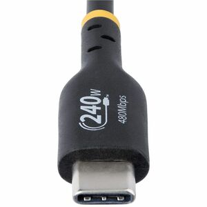 StarTech.com 3m USB-C Charging Cable USB-IF Certified USB C Cable 240W PD EPR USB 2.0 Type-C Laptop Charger Cord USB-C Data Transfer Cable TPE Jacket M/M
