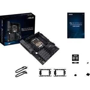 ASUS Intel W790 (LGA 4677) CEB workstation motherboard PCIe 5.0 x16 M.2 10G and 2.5G LAN Server-grade Remote Management 12+1+1 power stages front and Rear USB 3.2 Gen 2x2 Type-C