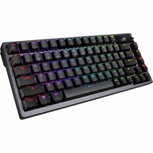 ASUS ROG Azoth BLACK PBT Custom Wireless 75 Pre-Lubed Gaming Keyboard with OLED Display [ Storm Switch Clicky]
