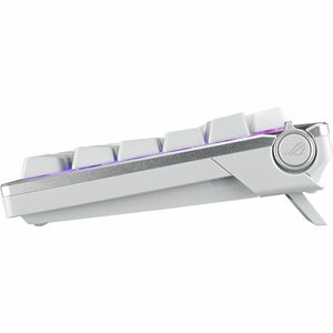 ASUS ROG Azoth WHITE PBT Custom Wireless 75 Pre-Lubed Gaming Keyboard with OLED Display [ Storm Switch Clicky]