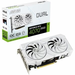 Dual GeForce RTX 4070 SUPER EVO White OC Edition 12GB GDDR6X Graphics Card