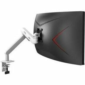 Single Monitor Desk Arm - White - 17in to 34 and 2kg to 9kg (each monitor)