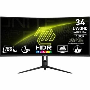 MSI 34 UWQHD 1500R Curved VA 180Hz with RGB