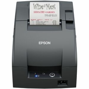 EPSON TM-U220IIB-422 USB Kitchen Receipt Ticket with Auto Cutter Includes English and simplified Chinese fonts Dark Grey