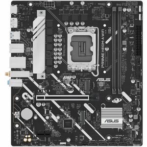 ASUS PRIME H810M-A WIFI-CSM Micro-ATX Motherboard Up to 128GB DDR5 (2x Slots), 1 x PCIe 4.0,  2 x M.2 slots,  4 x SATA, WiFi 6, 1 x HDMI, 1 x DP