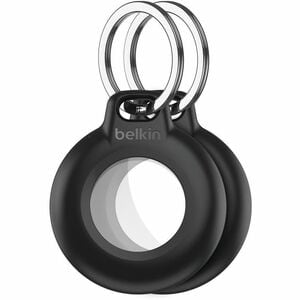 BELKIN WATERPROOF SECURE HOLDER WITH KEY RING FOR AIRTAG - BLACK 2 PACK