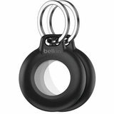 BELKIN WATERPROOF SECURE HOLDER WITH KEY RING FOR AIRTAG - BLACK 2 PACK