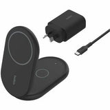 BELKIN BoostCharge 2-in-1 Magnetic Wireless Foldable Charger with Qi2 15W