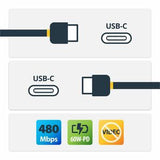 StarTech.com 4m (13ft) USB-C Charging Cable Charge/Sync 60W (3A) PD USB 2.0 Laptop Charger Cable TPE Jacket - Black USB C Charging Cord