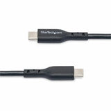 StarTech.com 4m (13ft) USB-C Charging Cable Charge/Sync 60W (3A) PD USB 2.0 Laptop Charger Cable TPE Jacket - Black USB C Charging Cord