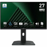 MSI Pro MP275PG 27in FHD 100Hz IPS Business Monitor - 1920 x 1080 - HDMI VGA DisplayPort - Speakers - Height Adjustable - 100x100 VESA - Internal Power - 4Y Warranty